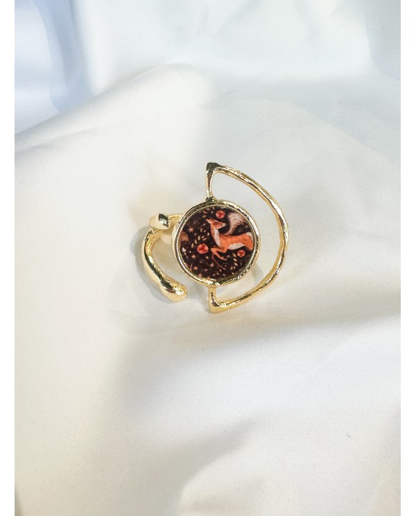 Fairytale Fox-Deer Ring