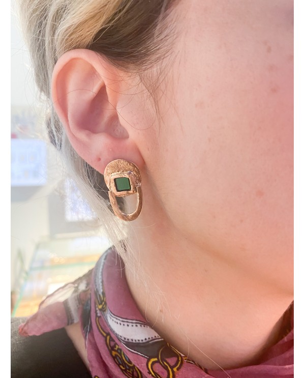 Gaudi Plaque Earring