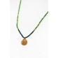 Cleopatra Textured Beaded Necklace