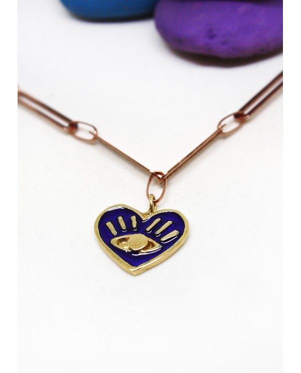My Heart Bronze Necklace