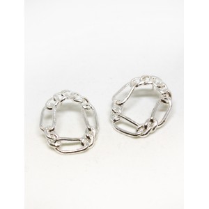 Chain Circle Earrings