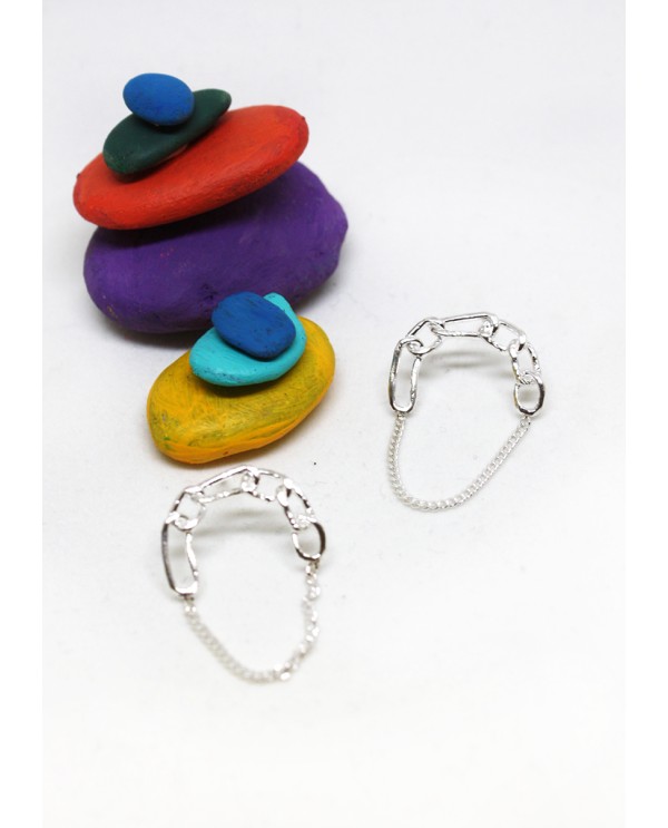 Chained Chain Earrings