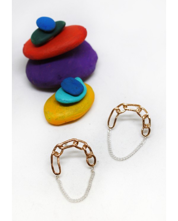Chained Chain Earrings